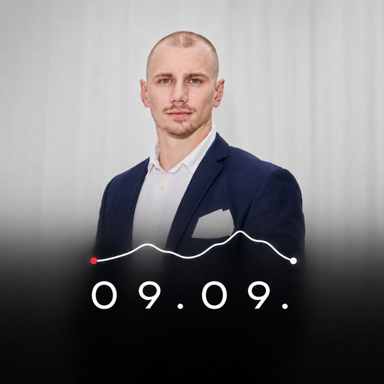 Adrian Nazad — štart 9. 9.